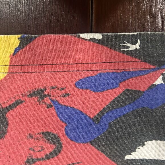 Vintage 90s Nike Jordan Abstract 8 All Over Tee – Double Stitch Size Large - Picture 6 of 11